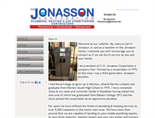 Tablet Screenshot of jonassoncorp.com